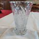 Signed Lorraine crystal vase