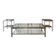 coffee table and pair of side tables by Guy Lefèvre for Maison Jansen