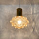 Bubble glass pendant lamp by Helena Tynell for Glashütte Limburg
