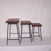 Set 3 tables gigognes années 50