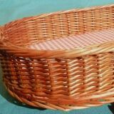 Wicker serving tray