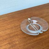 Vintage Danish glass bowl by Holmegaard, 1970s.