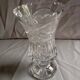 Cut crystal vase