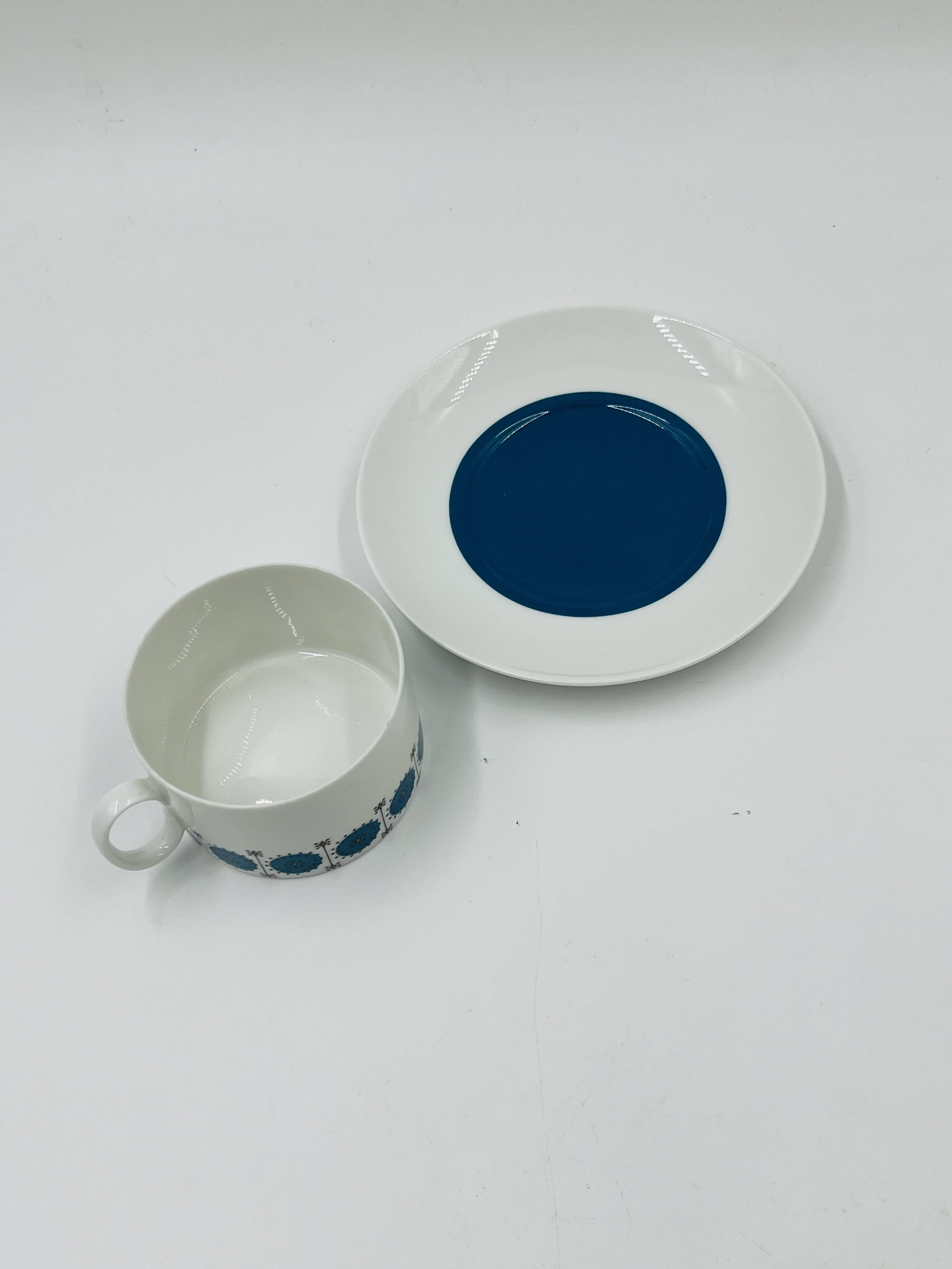 Service Café Porcelaine Thomas Germany Medaillon 70s