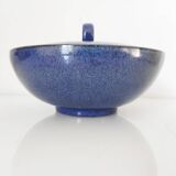 Dark blue ceramic candy box