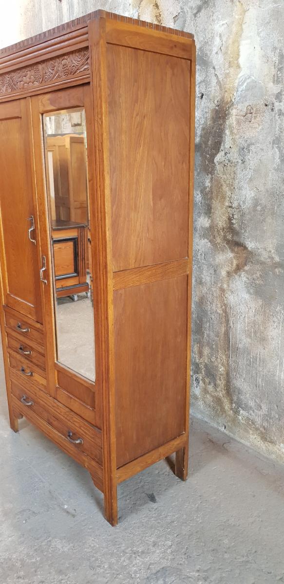 Art-deco style glazed cabinet