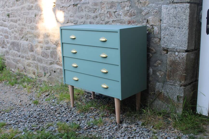 Commode vintage scandinave