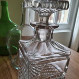 Carafe en verre vintage