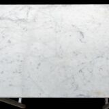 Art Deco side table desk in nickel-plated copper and white marble