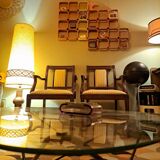 Fat lava duo ceramic floor lamp 143cm