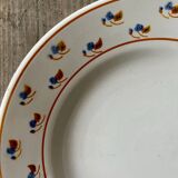 8 Creil Montereau dessert plates