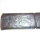 Tuareg knife with wooden case covered with leather 56 cm