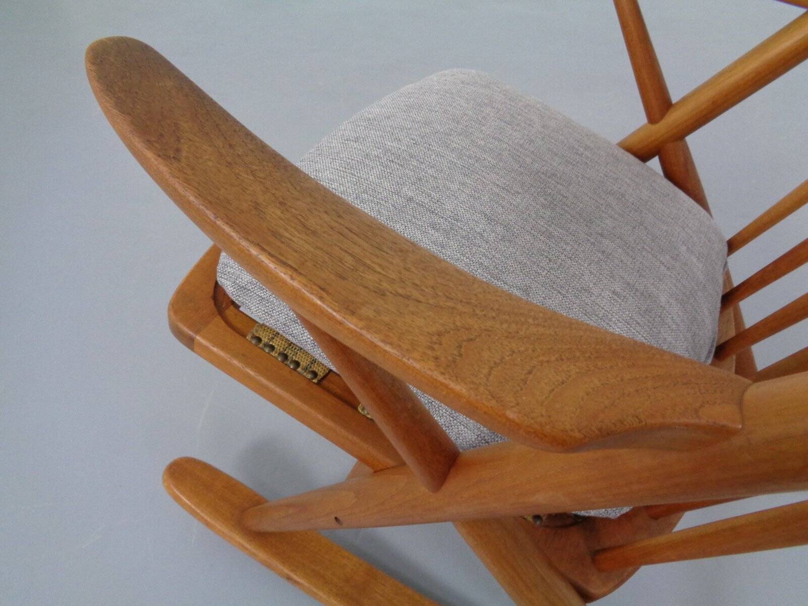 Teak Rocking Chair by Frank Reenskaug for Bramin, Denmark, 1960s