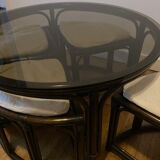 Table basse avec ses chaises
