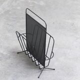 Rare magazine holder by Mathieu Matégot for Artimeta, 1950s