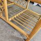 Rattan coffee table with smoked glass top 1970