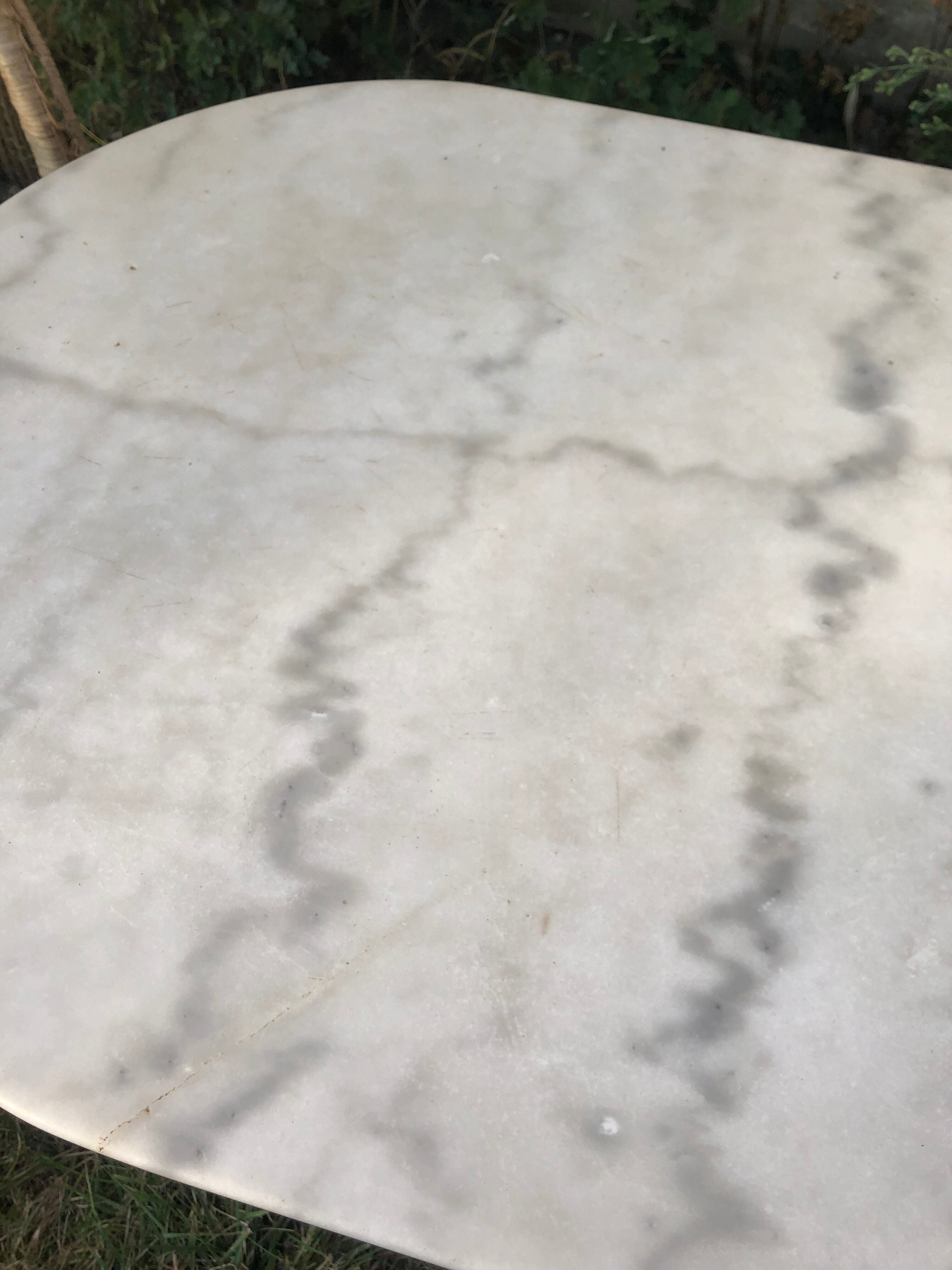 Marble bistro table