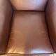 Vintage club chair in faux leather