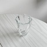 Vase en verre cristal transparent