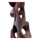 1960's abstract wooden sculpture