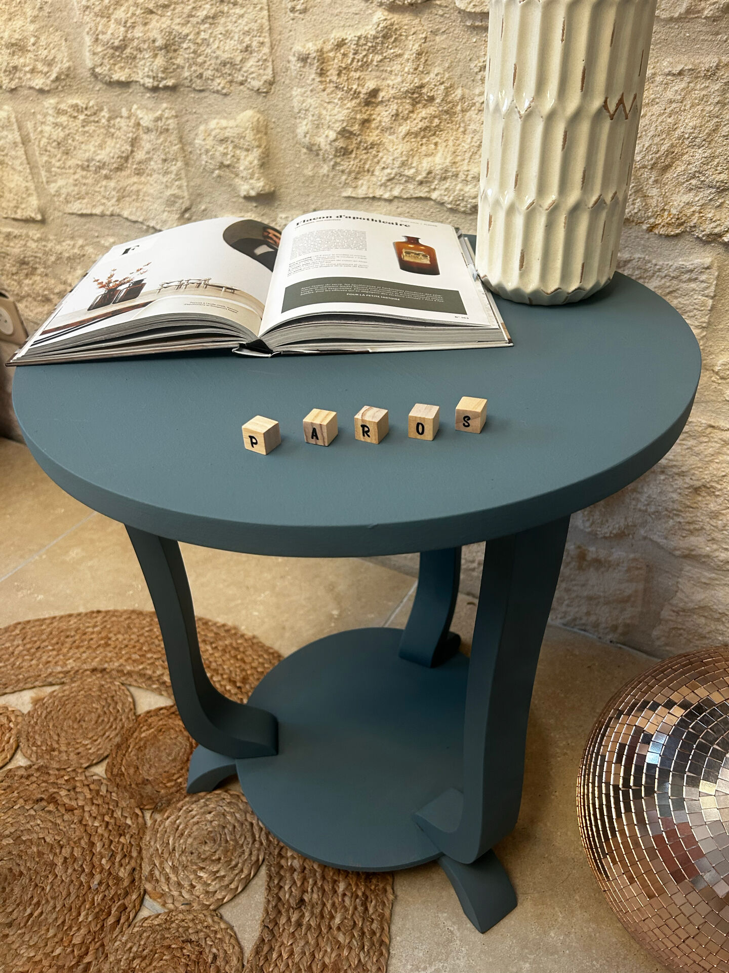 Vintage side table – Art Deco style