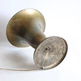 Lampe calice en laiton de style Art déco, années 1930-1940