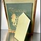 Antique Frame gilded wood measurements 35.5 cm x 28.5 cm
