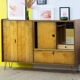 Vintage Scandinavian Enfilade – 182 cm
