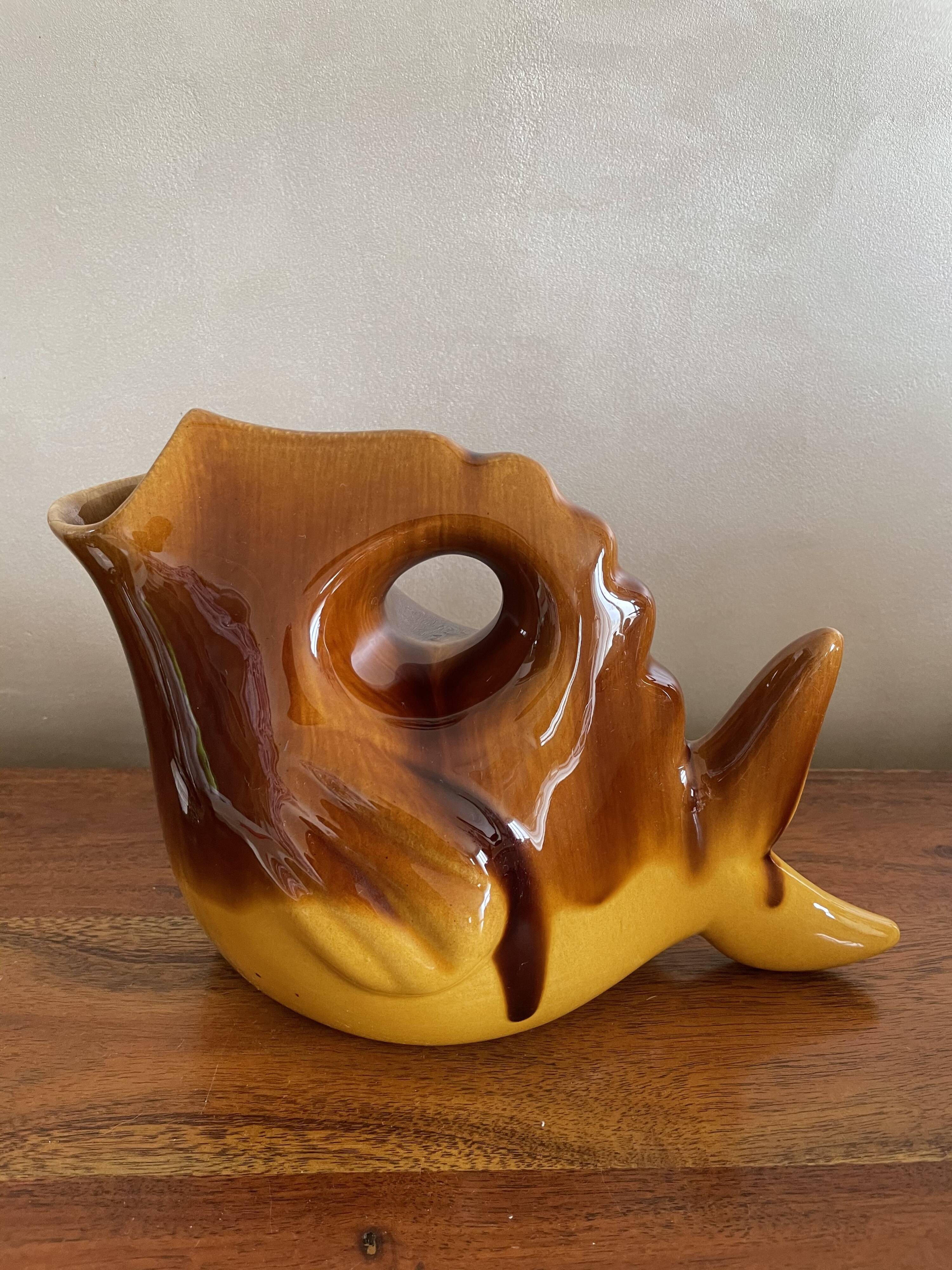 Vase Vallauris form zoomorphic fish