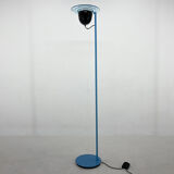 1970's vetri murano glass & metal floor lamp, italy