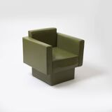 Club chair from Slovak TV headquaters in Bratislava, 1970s