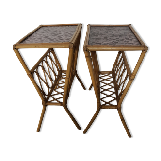 Glass rattan review doors