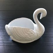 Vide poche cygne blanc