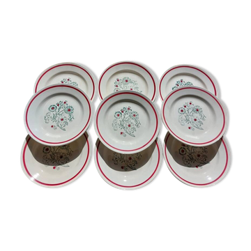 Assiettes plates Gien