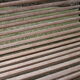 Old bench cast iron base and wooden slats