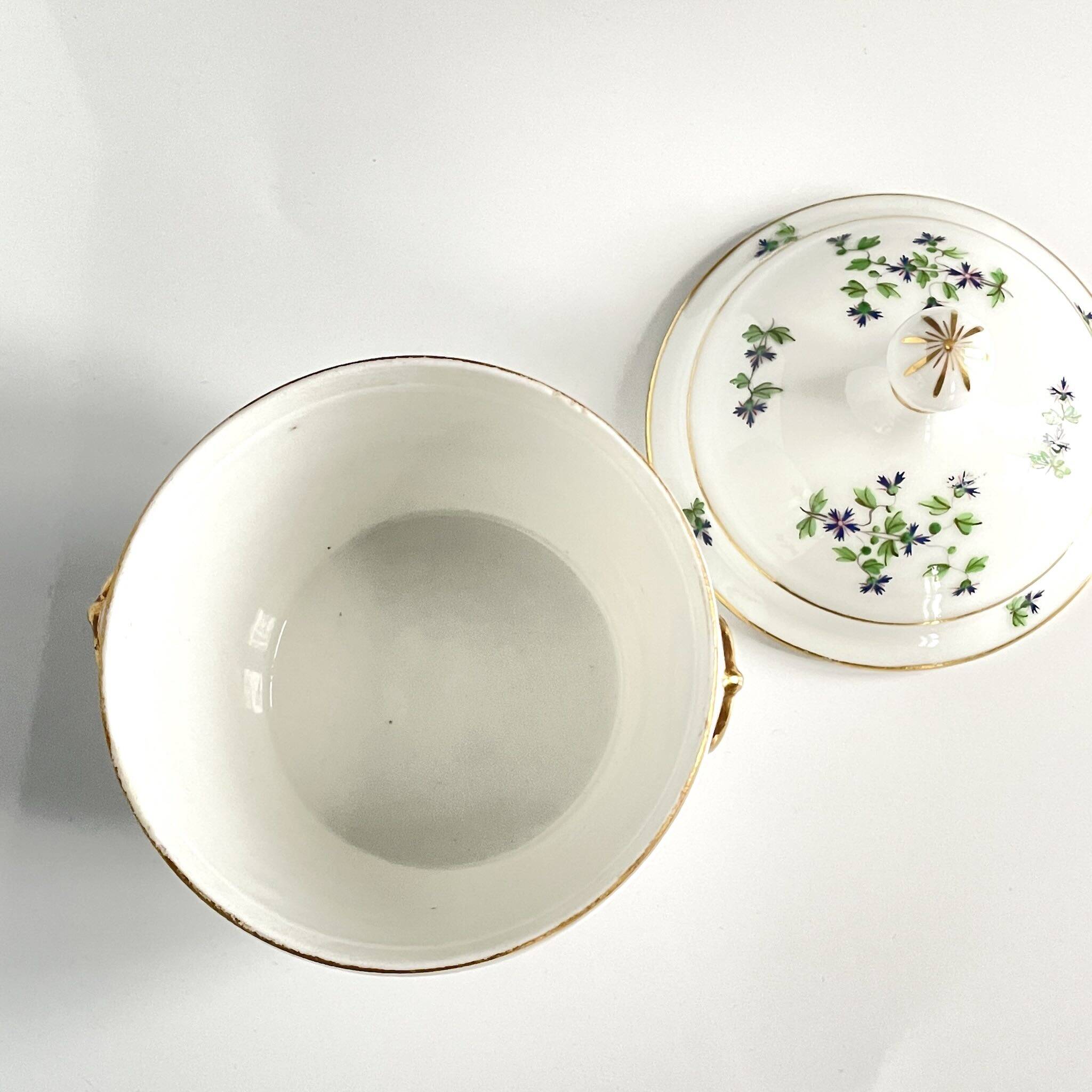 Porcelain Sugar Pot of the Duke of Angoulême | Barbeaux | 19th Century