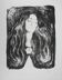 Edvard Munch : Broche, Eva Mudocci, lithographie signée