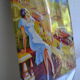Plaque tôle lithographiée publicitaire vintage Nice