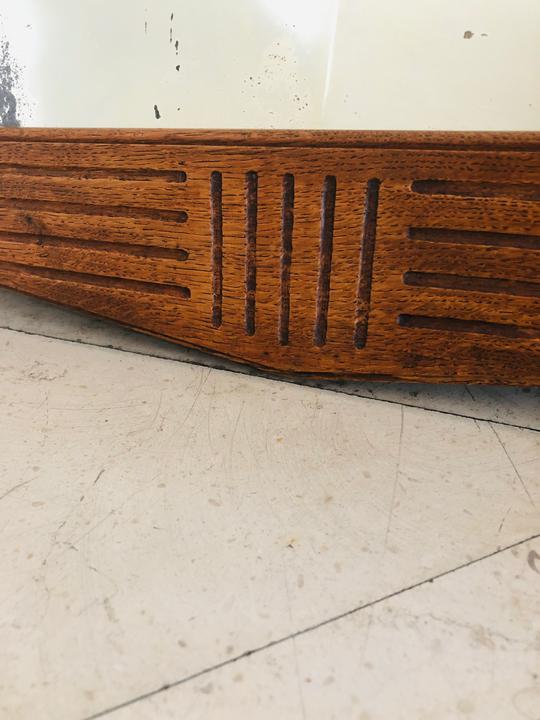 Art deco wooden mirror 75x53cm
