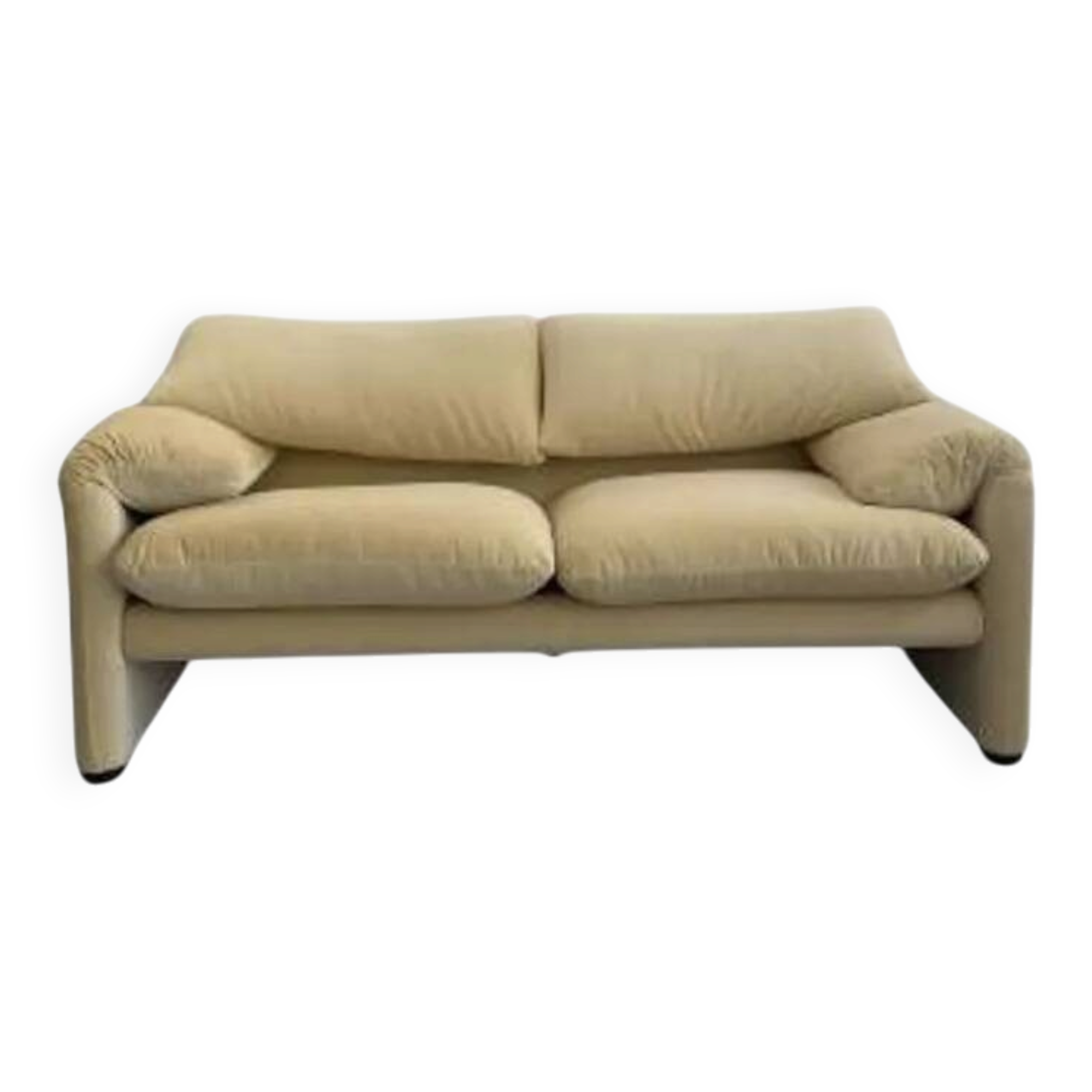 Maralunga 2-seater sofa by Vico Magistretti for Cassina