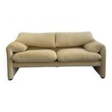 Maralunga 2-seater sofa by Vico Magistretti for Cassina