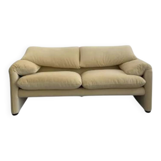 Maralunga 2-seater sofa by Vico Magistretti for Cassina