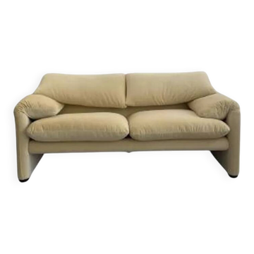 Maralunga 2-seater sofa by Vico Magistretti for Cassina