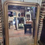 Mirror Louis Philippe 19th gold 144h/106l cms