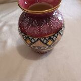 Pearl earthenware vase
