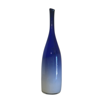 Holmegaard blown glass bottle - Scandinavian glassware