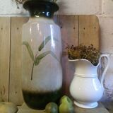 Vintage West Germany ceramic bamboo vase