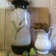 Vintage West Germany ceramic bamboo vase
