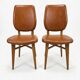 Paire de chaises vintage des années 60