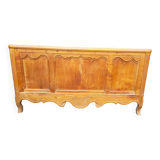 antique headboard in cherry wood